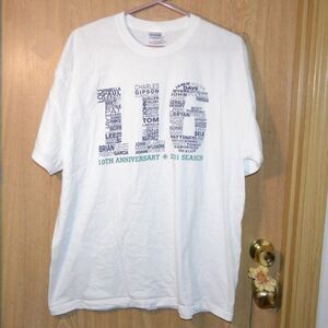 Seattle Mariners 10th Anniversary 2001 Season 116 Casual Graphic Tee